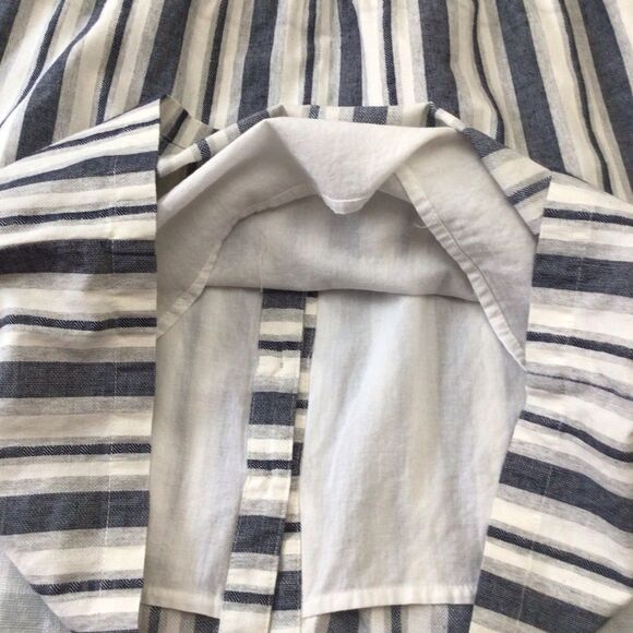 DRESS 100% cotton dress Twik Simons blue white stripes in small - Picture 10 of 16